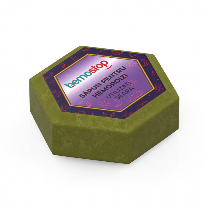 Sapun pentru hemoroizi, HemoStop® pentru seara, protectie, purificare, revitalizare, 100g [5]