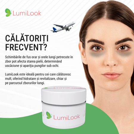 Crema naturista anti-cearcane cu efect imediat pentru femei si barbati, LumiLook, 50ml [9]