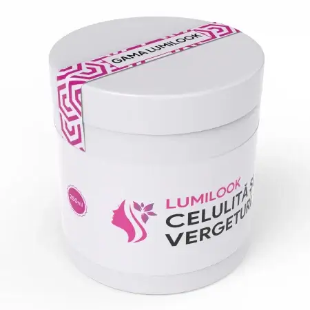 Masaj - Crema Naturista LumiLook Celulita si Vergeturi, Reduce Aspectul Celulitei, Imbunatateste Textura Pielii, 250 ml