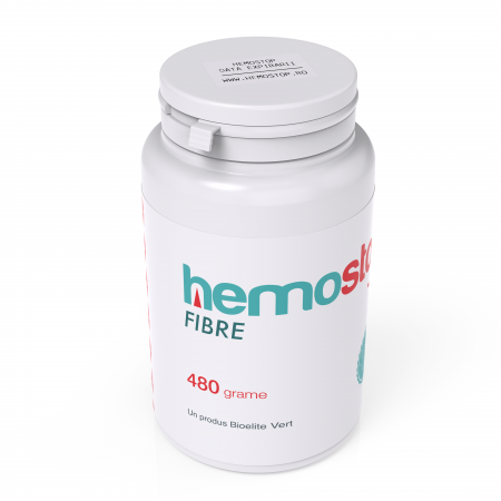 Fibre HemoStop cu efect in 24h pentru constipatie, balonare, hemoroizi, 480g [3]