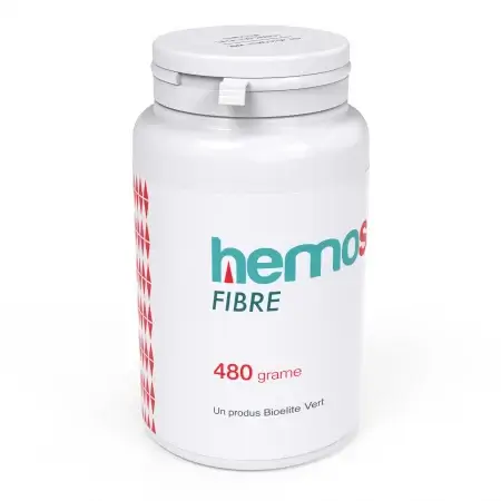Digestie - Fibre HemoStop cu efect in 24h pentru constipatie, balonare, hemoroizi, 480g