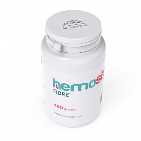 Fibre HemoStop cu efect in 24h pentru constipatie, balonare, hemoroizi, 480g [4]