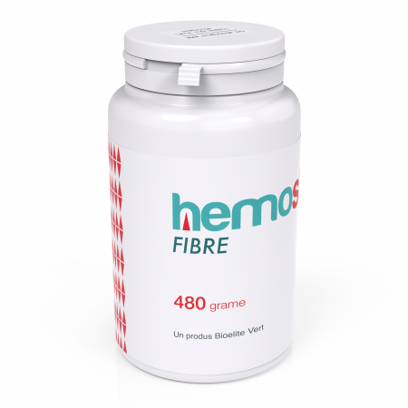 Hemoroizi si Varice - Fibre HemoStop cu efect in 24h pentru constipatie, balonare, hemoroizi, 480g
