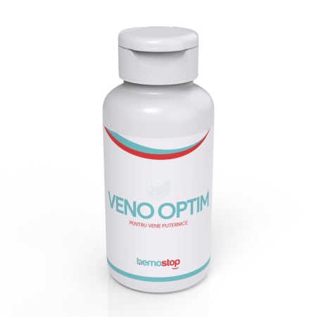 HemoStop Veno Optim, suport venotonic pentru hemoroizi, varice si circulatie sanguina sanatoasa, 60 Capsule Vegetale [3]
