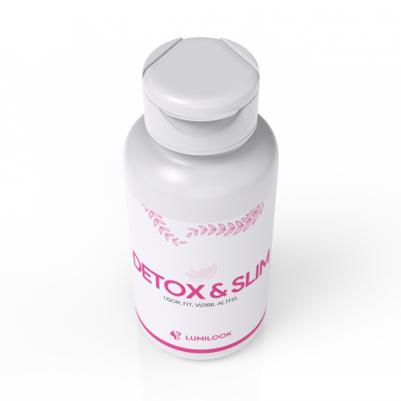 LumiLook Detox & Slim – Complex Natural pentru Detoxifiere Hepatica, Colon Cleanse & Slabire, 60 capsule vegetale [4]