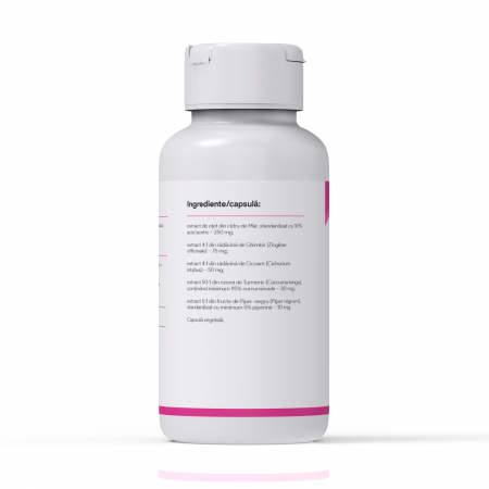 LumiLook Digest pentru functionarea optima a sistemului digestiv. Reduce balonarea si indigestia, regleaza tranzitul lent si contribuie la echilibrarea colesterolului si a glicemiei, 60 Capsule Vegeta [1]