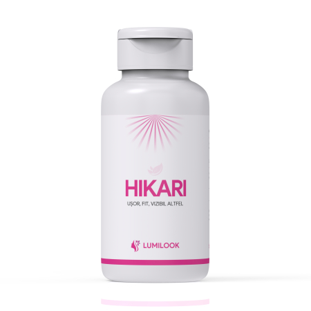 Dieta și Sănătate - LumiLook Hikari – Complex Natural pentru Detoxifiere Hepatica, Colon Cleanse & Slabire, 60 capsule vegetale