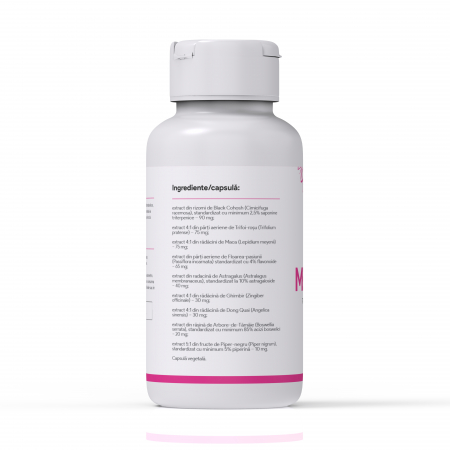 LumiLook Menopauza – Complex Natural pentru femei, reduce bufeurile, sustine echilibrul hormonal, amelioreaza schimbarile de dispozitie si imbunatateste calitatea somnului, 60 Capsule Vegetale [1]