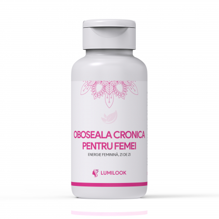 Dieta și Sănătate - LumiLook Oboseala Cronica pentru femei, Complex Natural pentru Energie, Revitalizare si Echilibru Hormonal, 60 Capsule Vegetale
