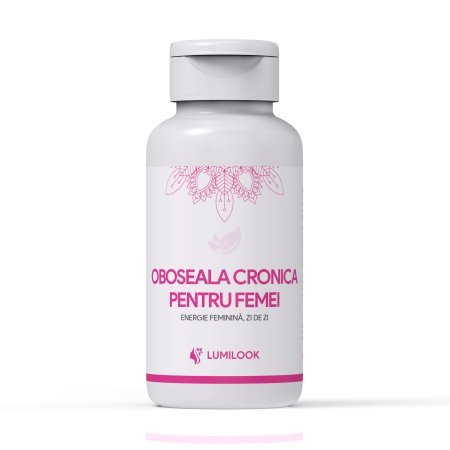 Femei - LumiLook Oboseala Cronica pentru femei, Complex Natural pentru Energie, Revitalizare si Echilibru Hormonal, 60 Capsule Vegetale