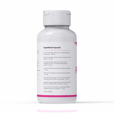 LumiLook Parazex, detoxifiere antiparazitara pentru un intestin sanatos. Solutie eficienta pentru barbati si femei, 60 capsule vegetale [1]