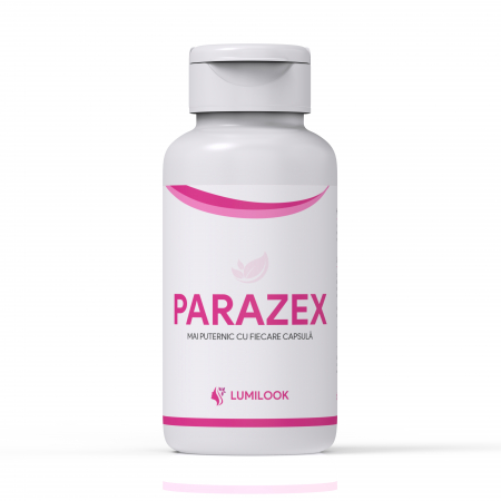 Dieta și Sănătate - LumiLook Parazex, detoxifiere antiparazitara pentru un intestin sanatos. Solutie eficienta pentru barbati si femei, 60 capsule vegetale