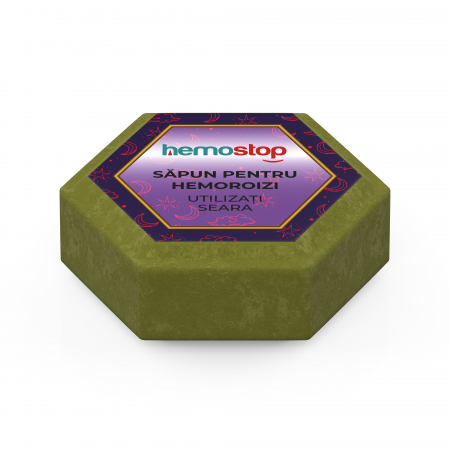 Pachet de sapunuri pentru hemoroizi, HemoStop® pentru dimineata, zi si noapte, 3x100g [2]