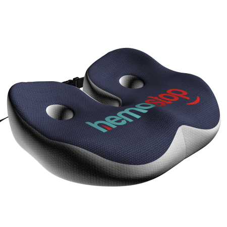 Perna pentru hemoroizi, alinare instantanee, efect de durata, pentru doamne/domnisoare, model HemoStop®️ ConfortMax, pentru scaun de birou sau masina, protectie zona Lombara, Sciatica, Dureri de sold [2]