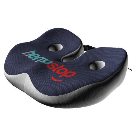 Perna pentru hemoroizi, alinare instantanee, efect de durata, pentru doamne/domnisoare, model HemoStop®️ ConfortMax, pentru scaun de birou sau masina, protectie zona Lombara, Sciatica, Dureri de sold [1]