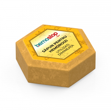 Sapun pentru hemoroizi, HemoStop® pentru dimineata, cu efect calmant, antiinflamator, cicatrizant, 100g [4]
