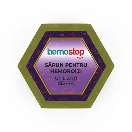 Sapun pentru hemoroizi, HemoStop® pentru seara, protectie, purificare, revitalizare, 100g [0]