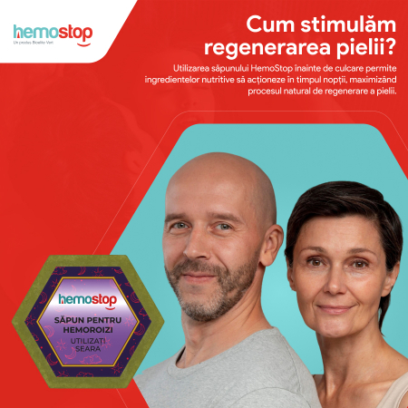 Sapun pentru hemoroizi, HemoStop® pentru seara, protectie, purificare, revitalizare, 100g [11]