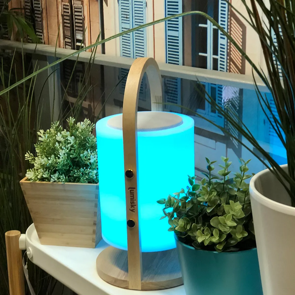 Lampă portabilă cu boxă Bluetooth WOODY PLAY [2]