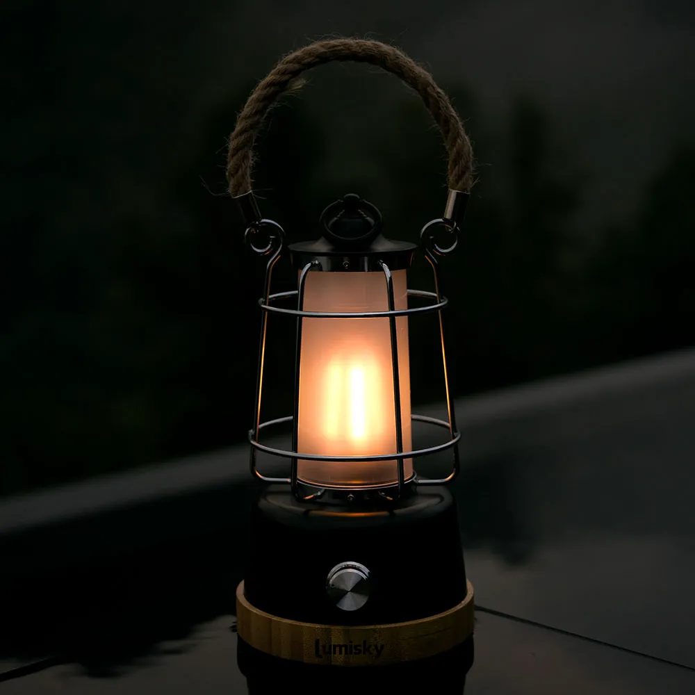 lampa portabila deocrativa fara fir wireless cu baterie reincarcabila de exterior ip65 LED restaurant hotel terasa [6]