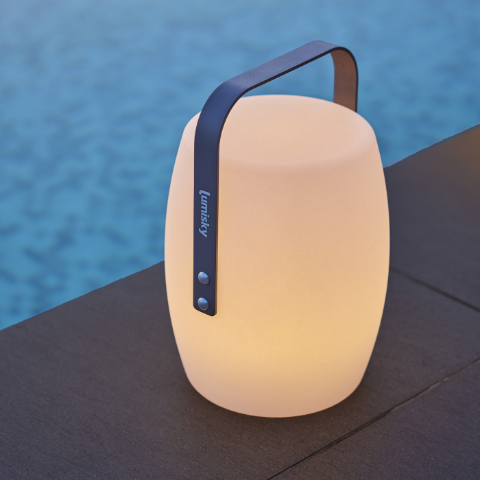 lampa portabila deocrativa fara fir wireless cu baterie reincarcabila de exterior ip65 LED restaurant hotel terasa [5]