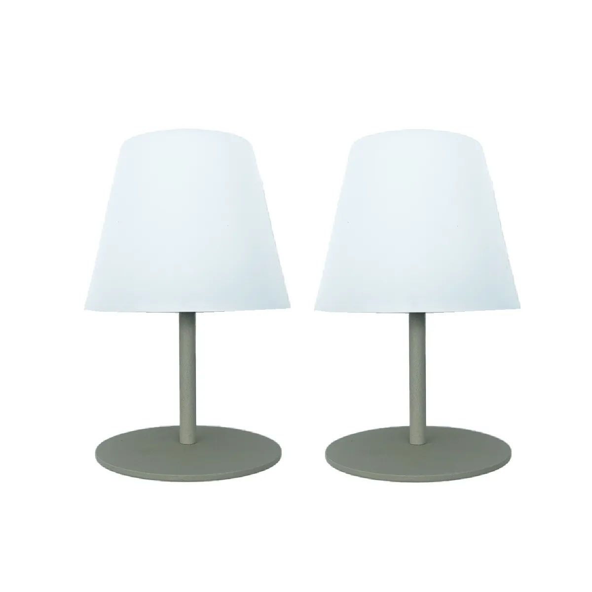 lampa de masa maro grey fara fir wireless cu baterie reincarcabila de exterior ip65 LED restaurant hotel terasa [5]
