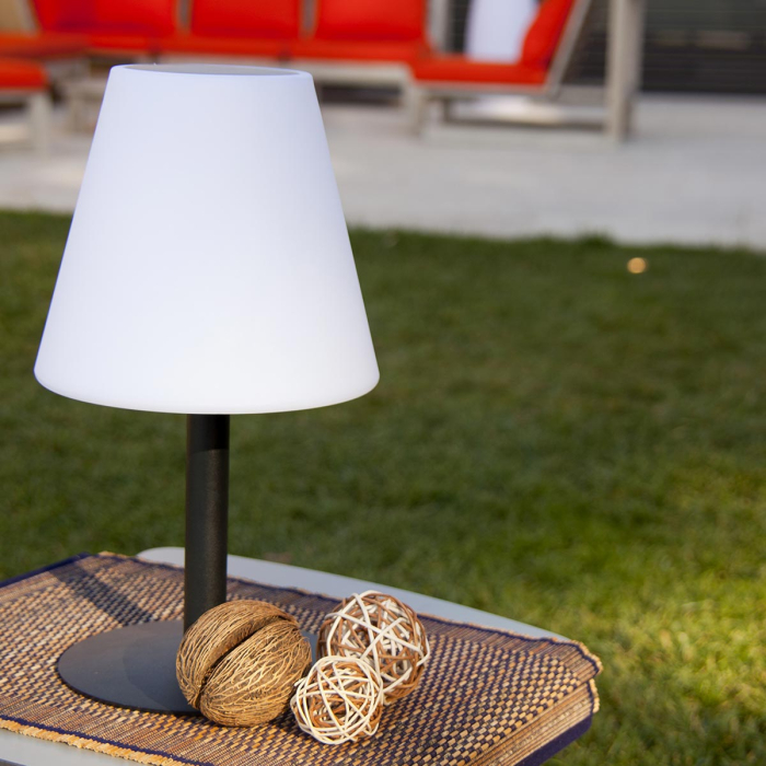 lampa de masa solara fara fir wireless cu baterie reincarcabila de exterior ip65 LED restaurant hotel terasa [8]