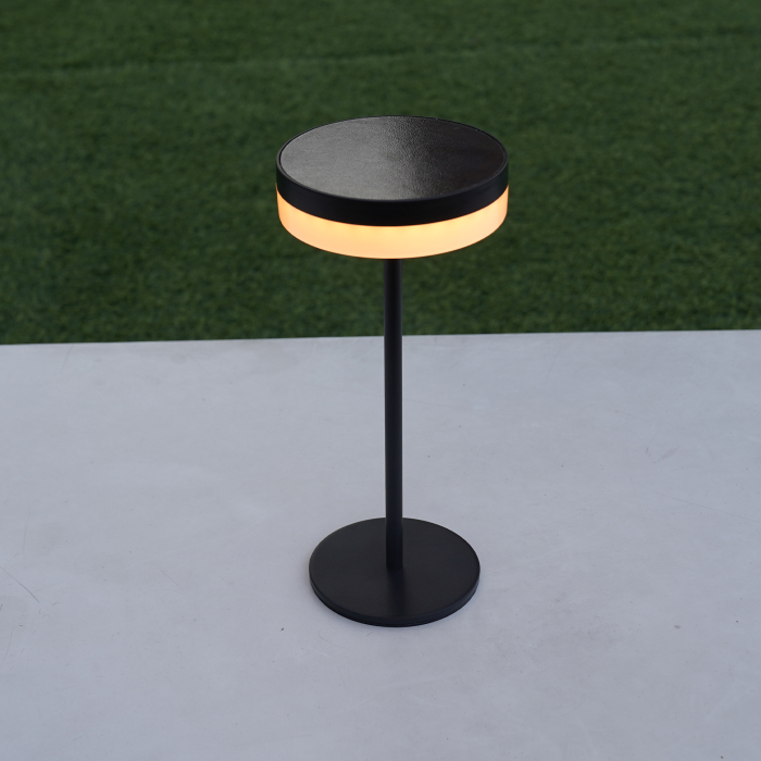 lampa de masa solara fara fir wireless cu baterie reincarcabila de exterior ip65 LED restaurant hotel terasa [7]