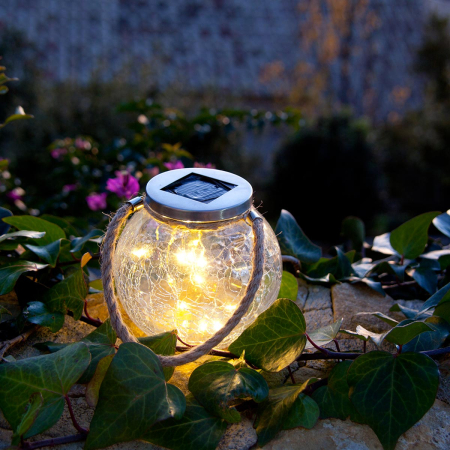 Felinare solare - 2 x CRACK BALL CORD