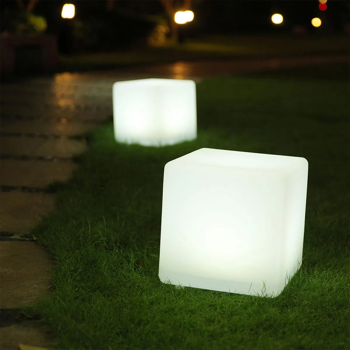 Decoratiuni luminoase solare - Cub Luminos Solar CASY C30