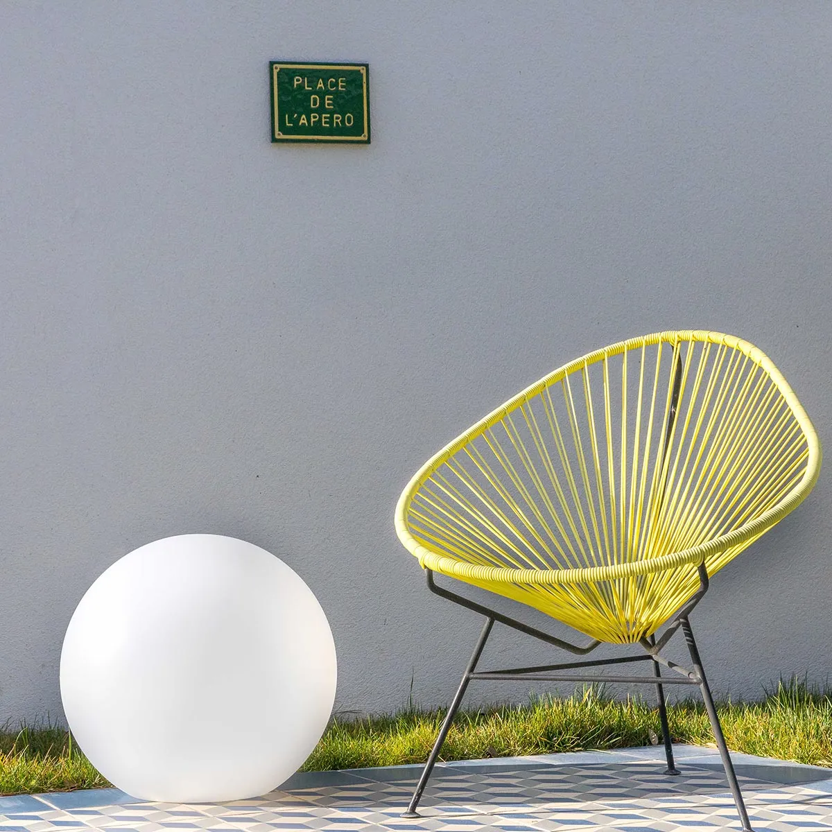 Decoratiuni luminoase - Glob luminos de exterior BOBBY W40