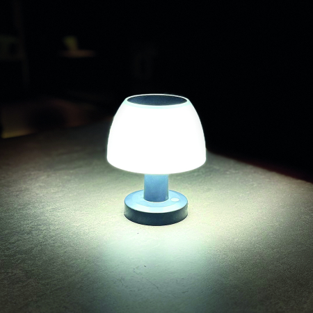 lampa de masa solara fara fir wireless cu baterie reincarcabila de exterior ip65 LED restaurant hotel terasa [4]