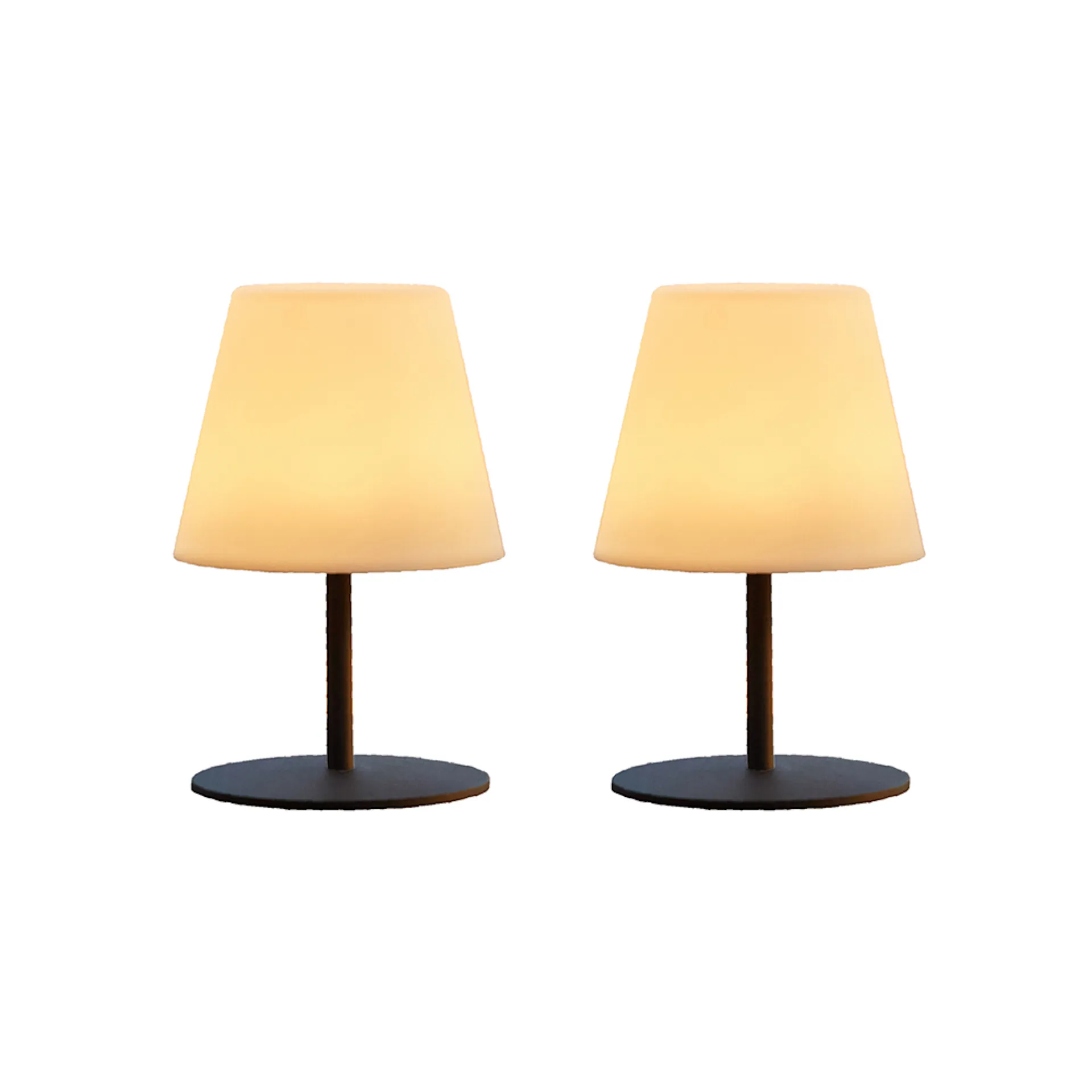 lampa de masa gri grey fara fir wireless cu baterie reincarcabila de exterior ip65 LED restaurant hotel terasa [5]