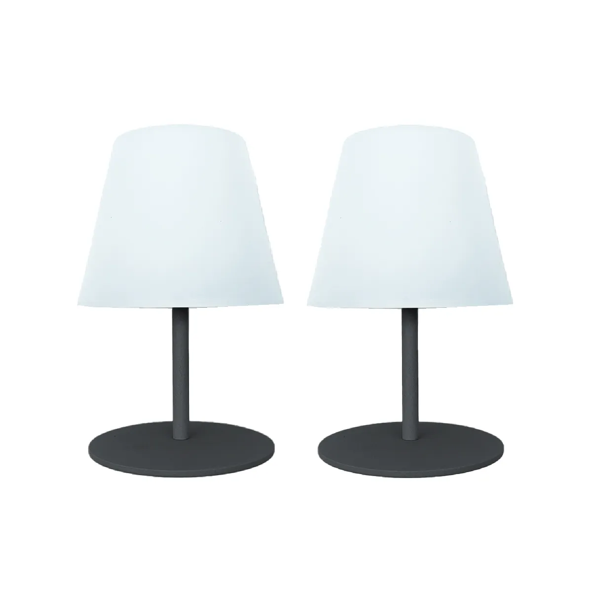 lampa de masa gri grey fara fir wireless cu baterie reincarcabila de exterior ip65 LED restaurant hotel terasa [6]