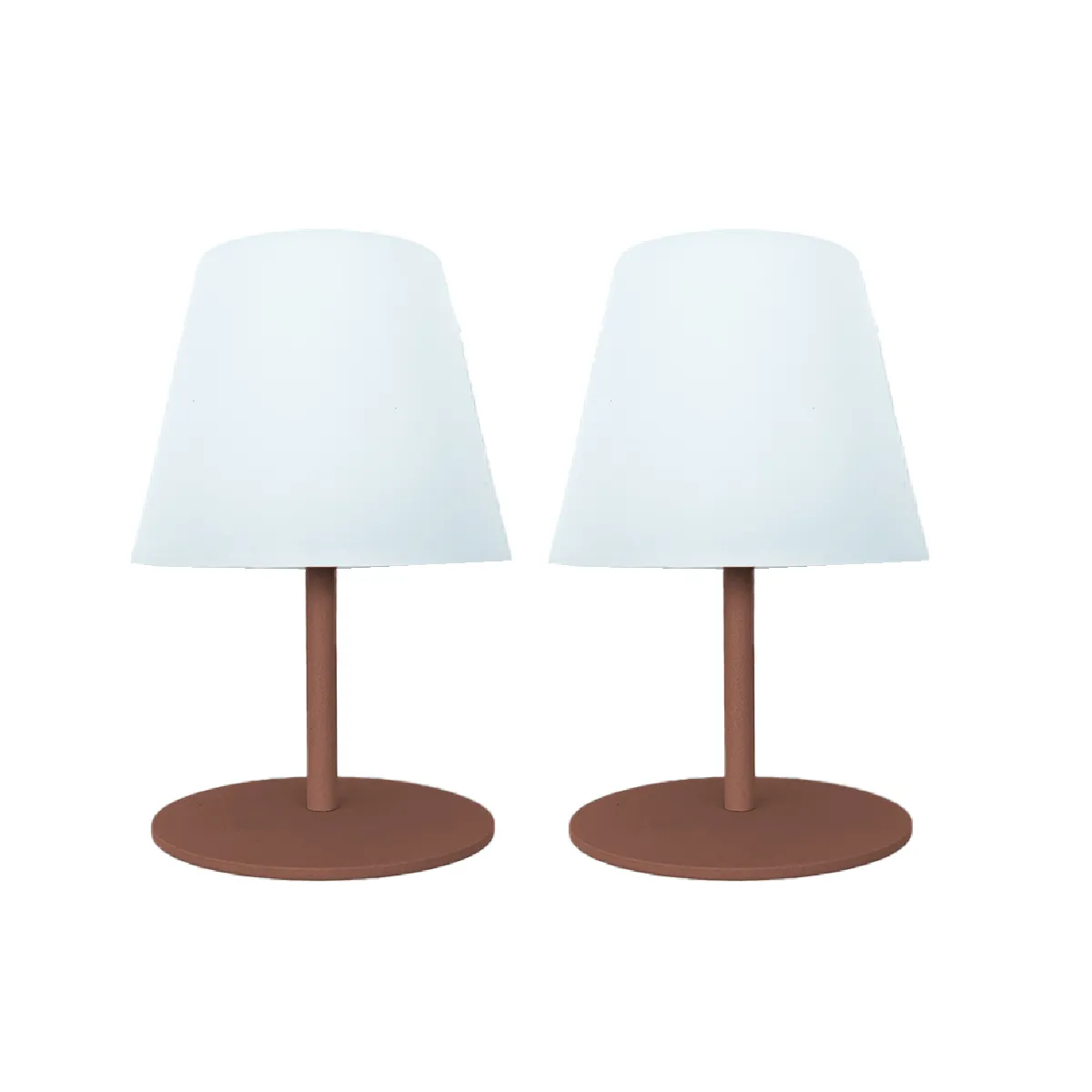 lampa de masa maro grey fara fir wireless cu baterie reincarcabila de exterior ip65 LED restaurant hotel terasa [3]