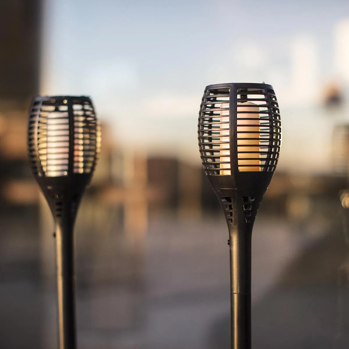 Stalpi solari - Set 2 mini torțe solare MINI MAITY SUN