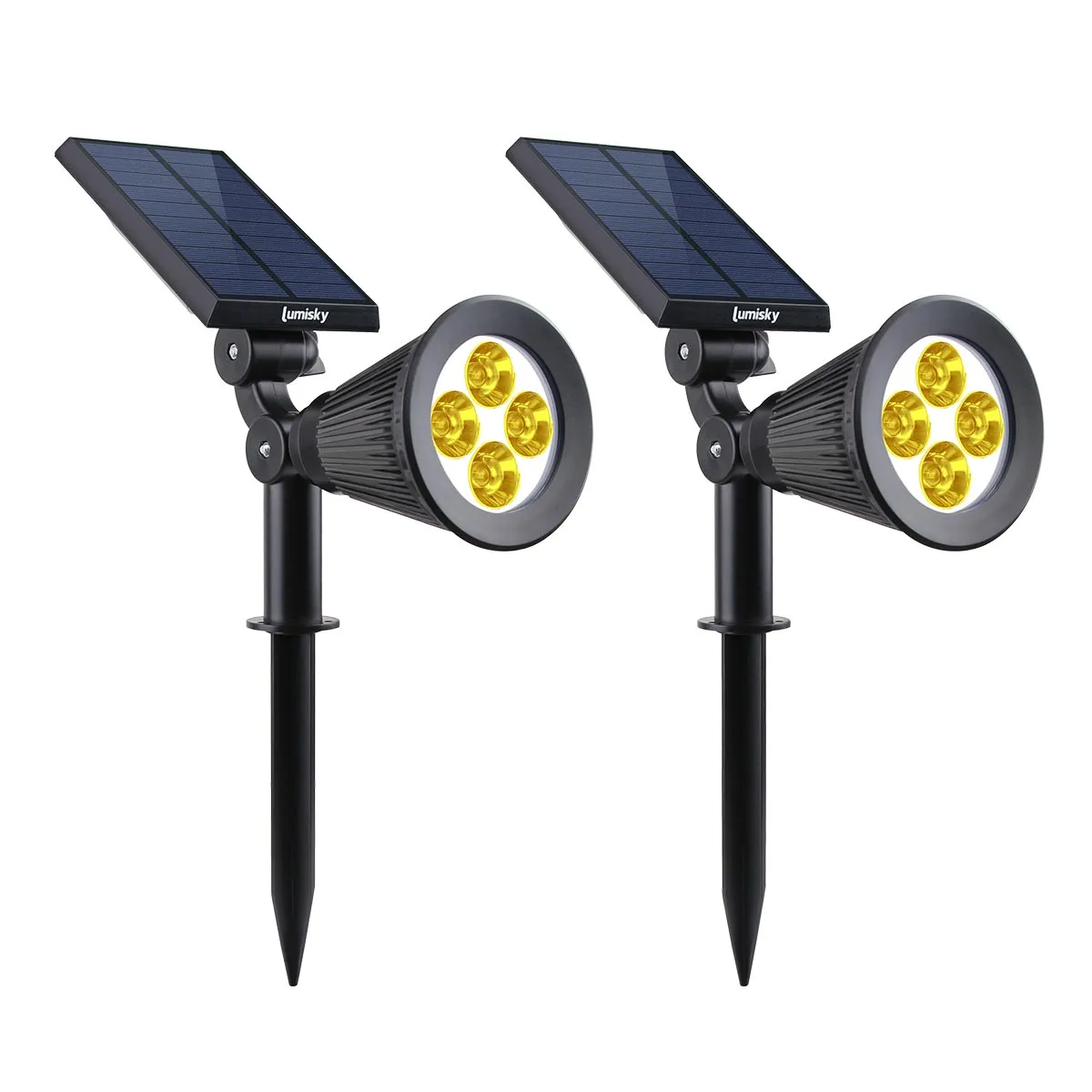 Spoturi solare - Set 2 spoturi solare SPIKY WARM