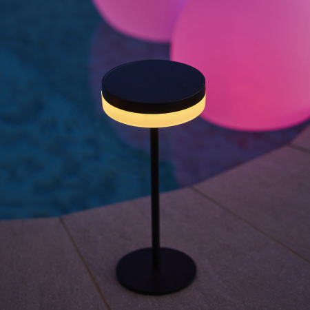 lampa de masa solara fara fir wireless cu baterie reincarcabila de exterior ip65 LED restaurant hotel terasa [4]