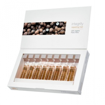 Tratament ce Repara si Reda Integritatea Parului, 8 x Fiole Profesional 12 ml, Regenereaza, Gama integrity repairing hair, Protejeaza si Repara fir de par, Aplicare Usoara, Hidratant si Hranitor, Miro [1]