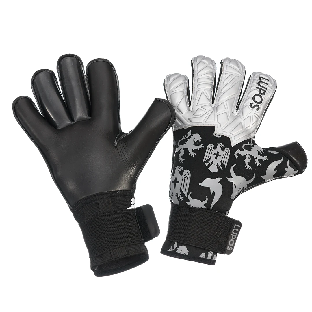 Goalkeeper gloves roll finger