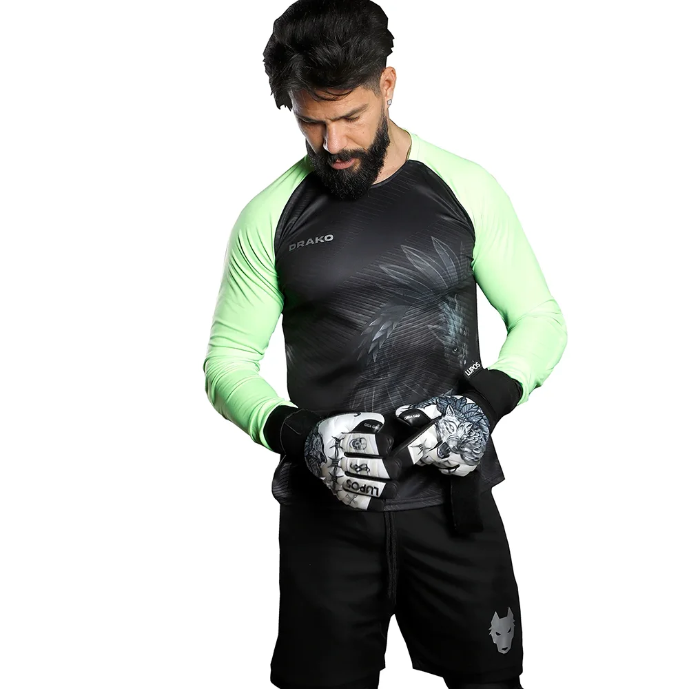 Drako Predator Fluorescent Green Goalkeeper Kit [2]