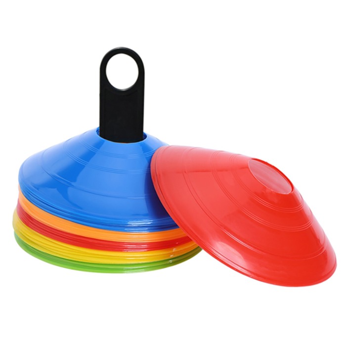 Set 50 copete fotbal cu suport si cutie [2]