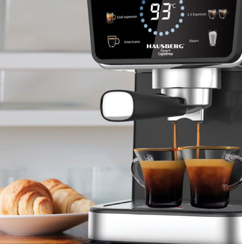 Espressor 2 în 1 HB-3730IN, Cald și Rece, 20 bari, 1350 W, 1,5 L [2]