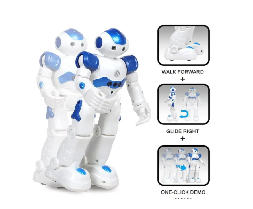 Robot inteligent, cu telecomanda, alb [2]