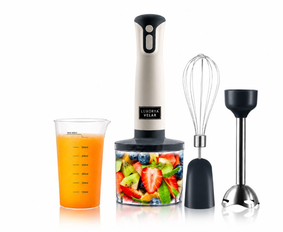 Set Blender 5 in 1 LUXORYA VELAR™ 2000W – Mixer Vertical cu Putere maxima pentru preparate perfecte si un Blender Portabil CADOU [2]