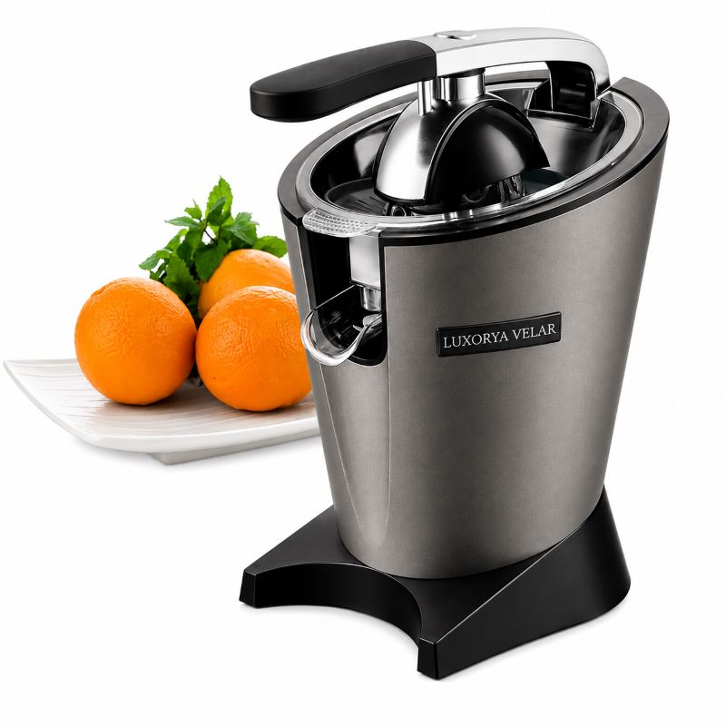 Storcător Electric de Citrice LUXORYA VELAR™ KM-6739 – 300W, Sita Anti-Pulpă, Sistem Anti-Picurare si un Blender Portabil CADOU [6]