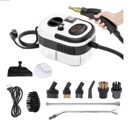 Electrocasnice - Aparat Curatat Aburi,Luxorya Velar™  2500W, Rezervor 1200ml, 6 trepte, Alb