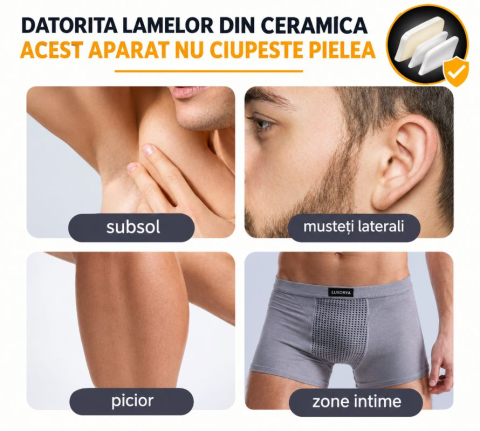 Aparat de tuns pentru zone sensibile cu accesorii pentru față, bikini și axile [9]