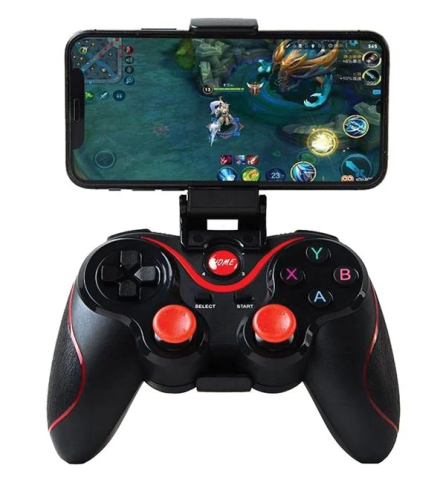 Jucari - Gamepad - Joystick & Baza Neagra pentru Telefon Mobil 15x6x11cm