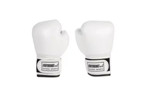 Jucarii - Manusi BOX de culoare ALB pentru copii 3-10 ani